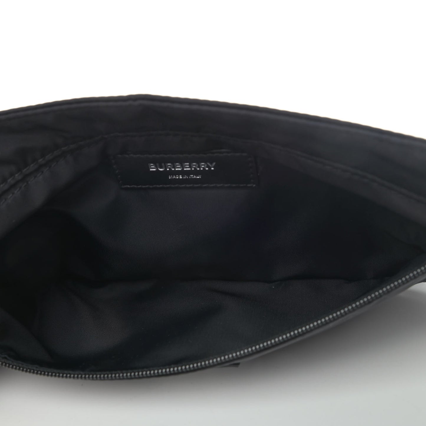 Econyl Logo Brummell Bum Bag Black