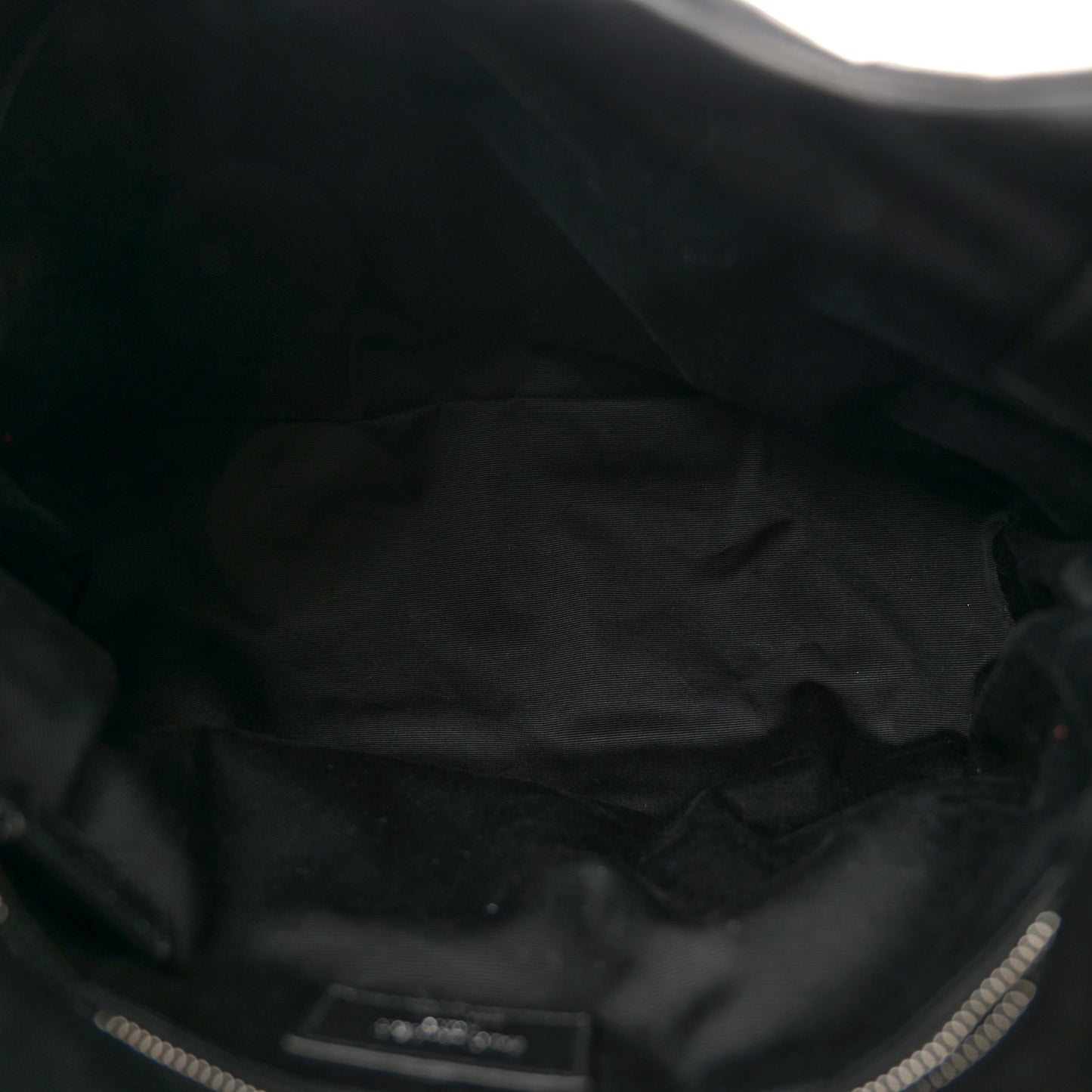 Lambskin Quilted Medium Loulou Puffer Monogram Chain Satchel Black