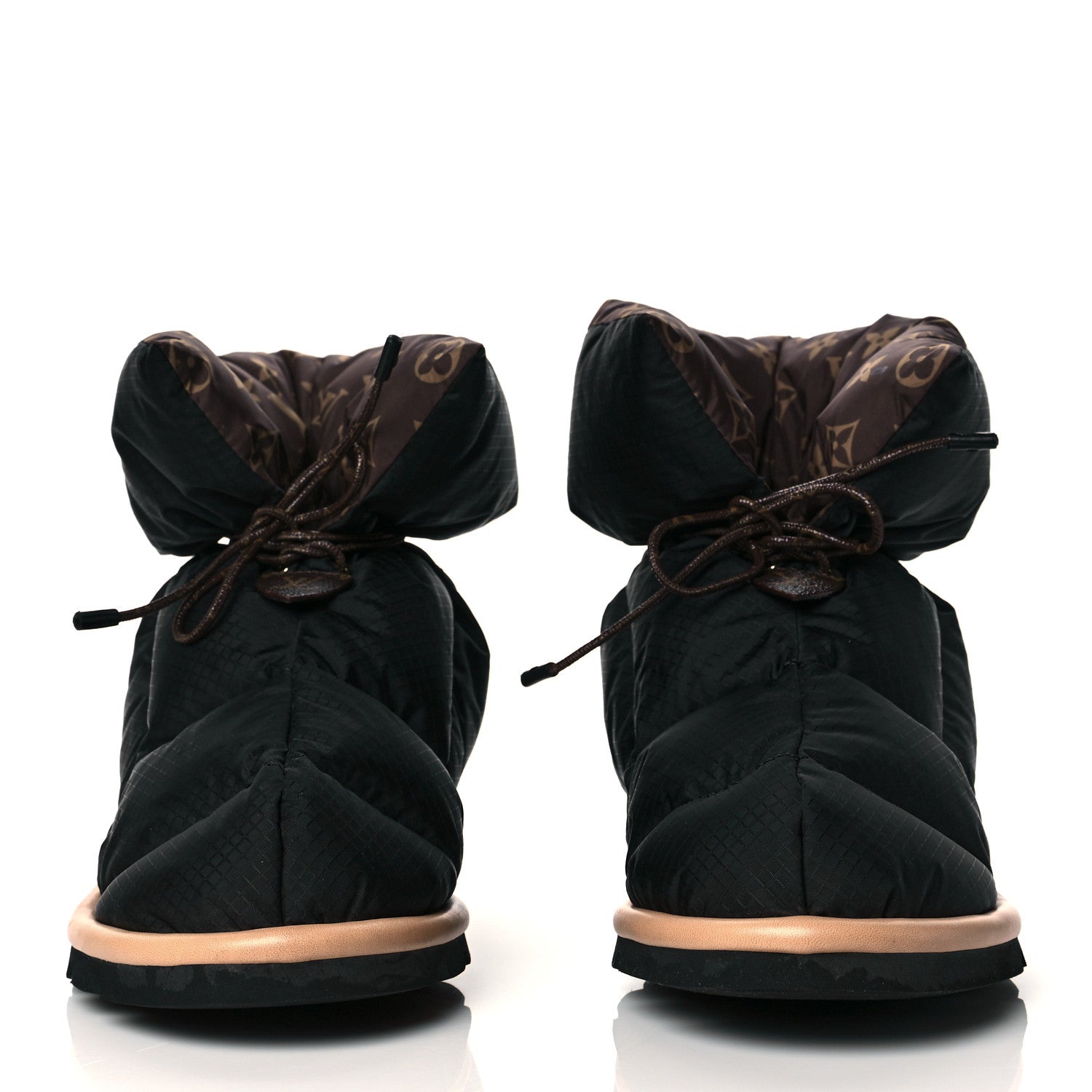 Louis Vuitton Nylon Monogram Pillow Comfort Ankle Boot 41 Black 2 of 8