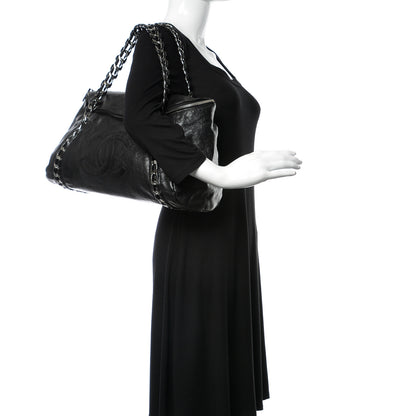 Chanel Glazed Caviar Modern Chain Tote Black 2 of 14