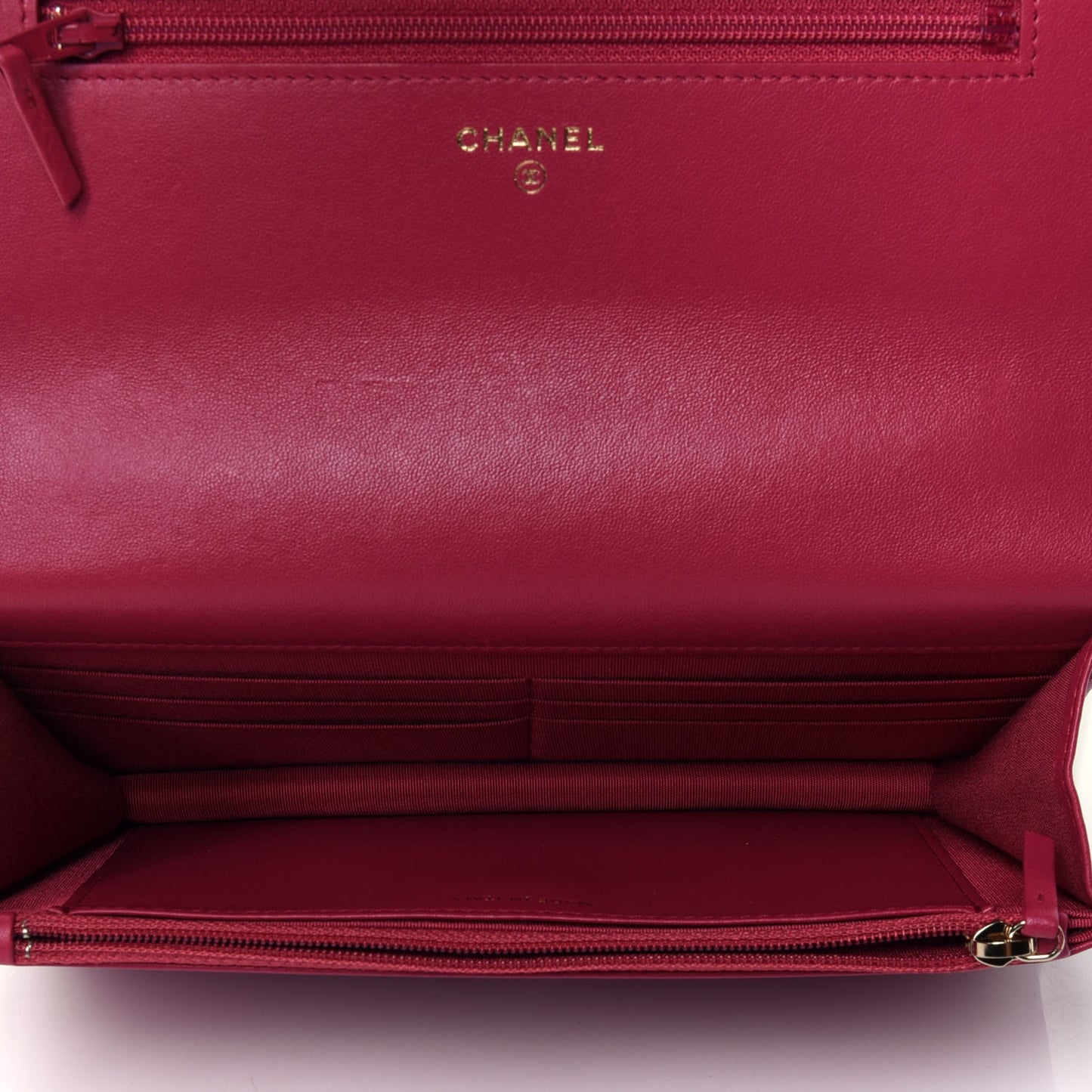 Lambskin Quilted Chanel 19 Wallet On Chain WOC Pink