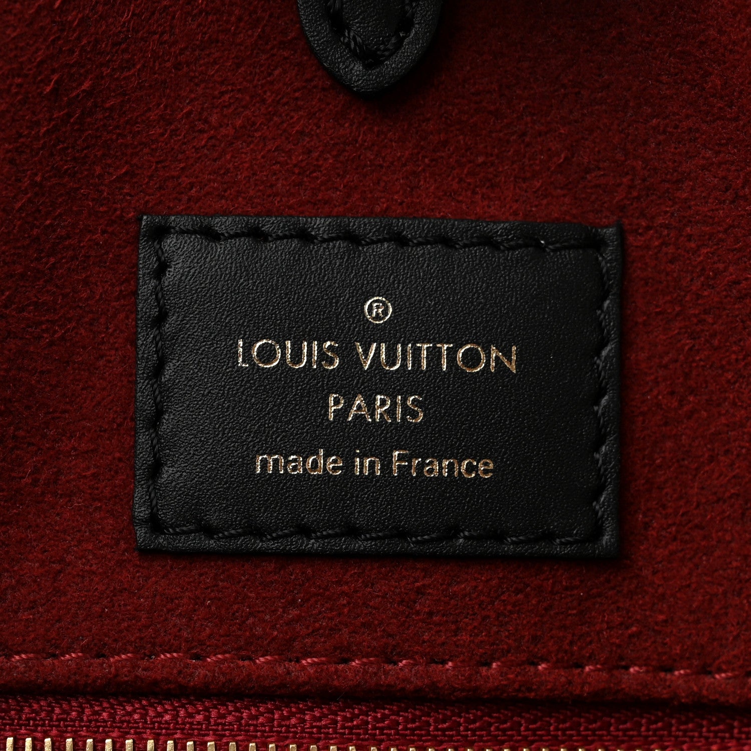 Louis Vuitton Empreinte Monogram Giant Onthego MM Black Beige 6 of 9