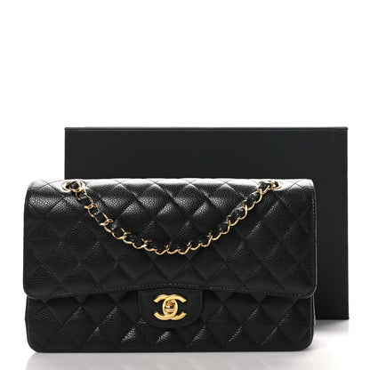 Chanel Caviar Quilted Medium Double Flap Black 11 of 11