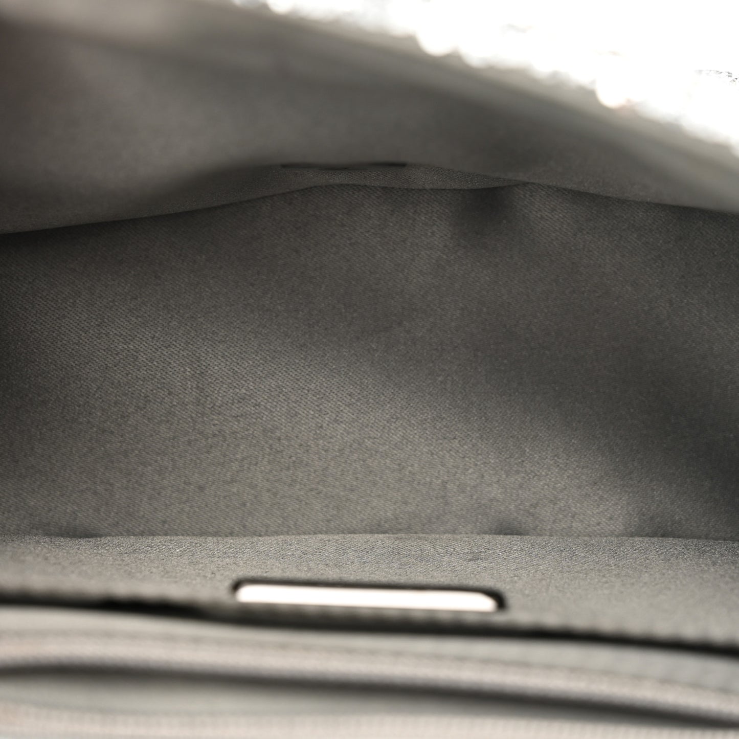 Sequin Mini Square Flap Silver