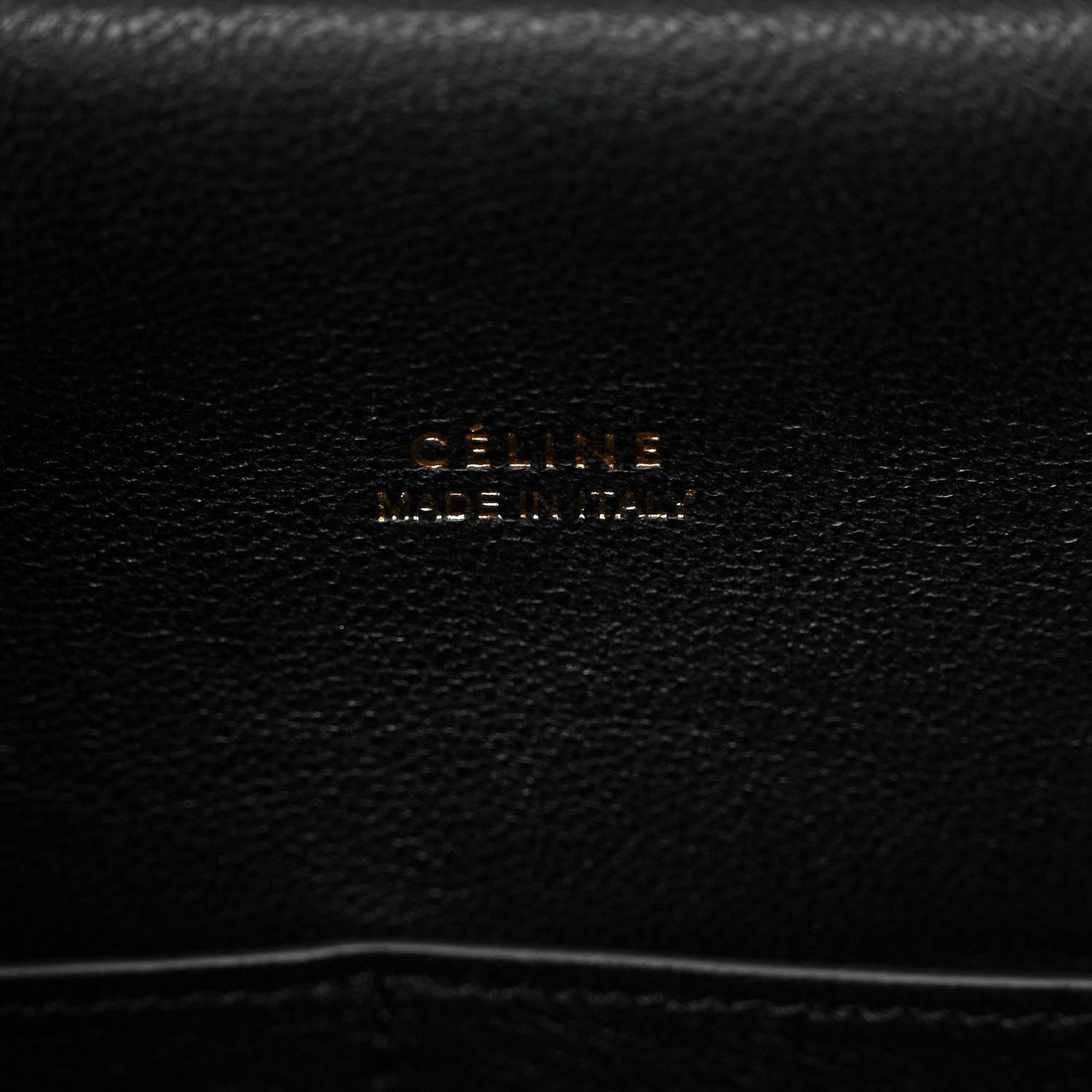 Celine Calfskin Shearling Mini Belt Bag Black 6 of 9