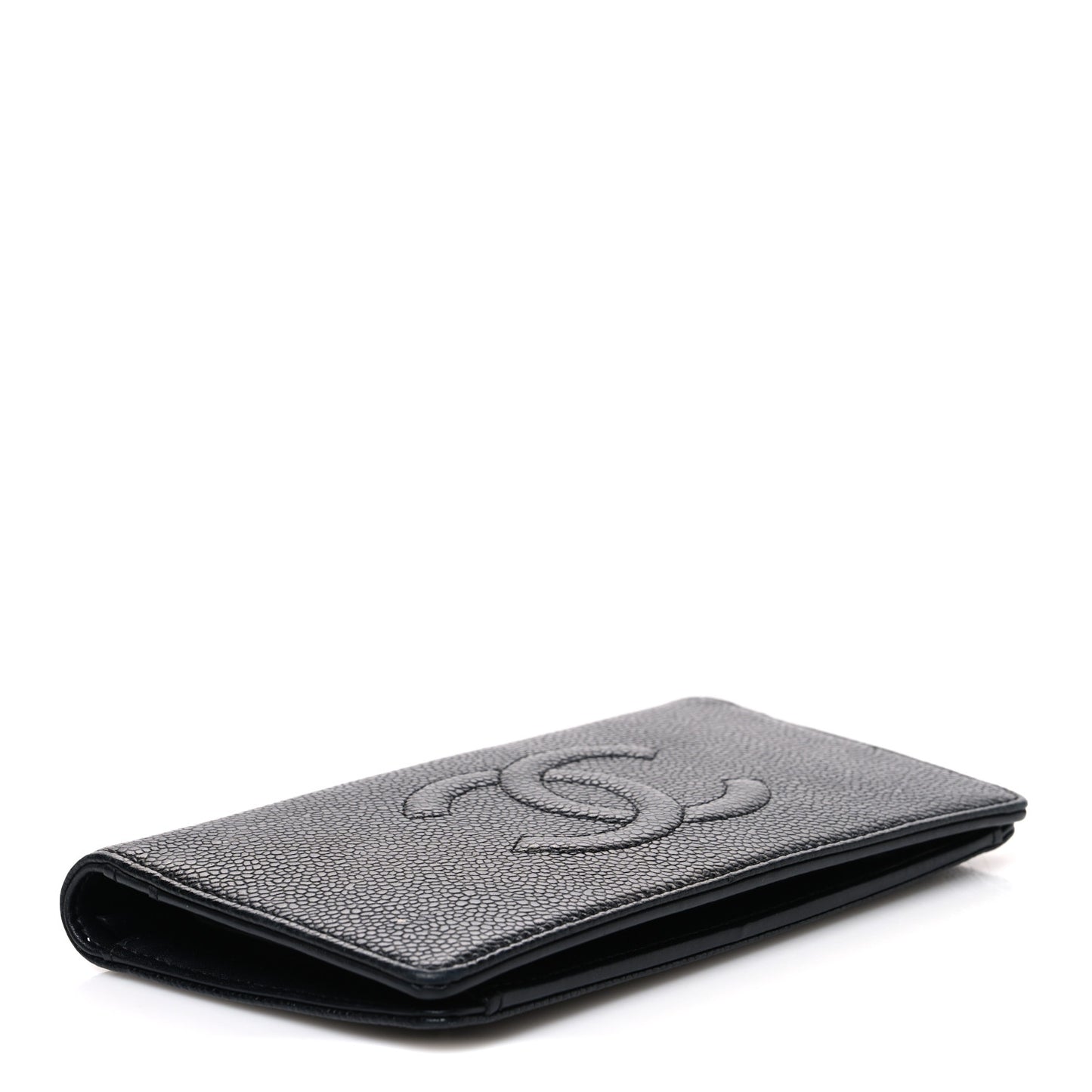 Caviar Timeless CC Yen Wallet Black