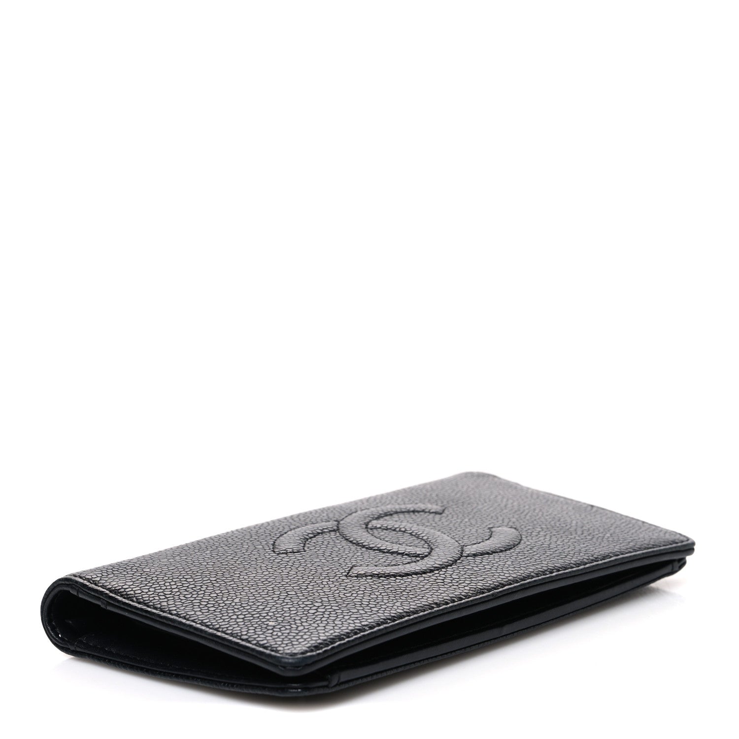 Chanel Caviar Timeless CC Yen Wallet Black 4 of 8