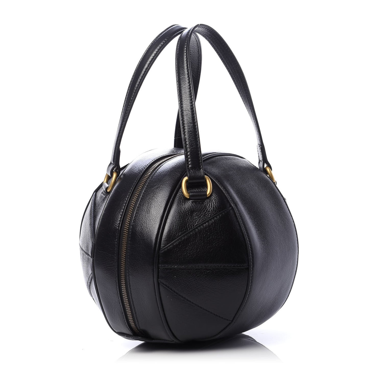 Piuma Lux Energy Tifosa Basketball Shaped Shoulder Bag Black
