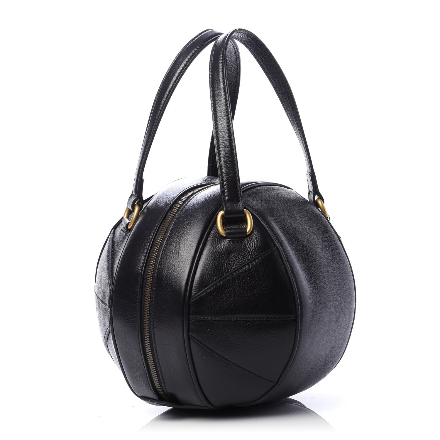 Gucci Piuma Lux Energy Tifosa Basketball Shaped Shoulder Bag Black 3 of 11