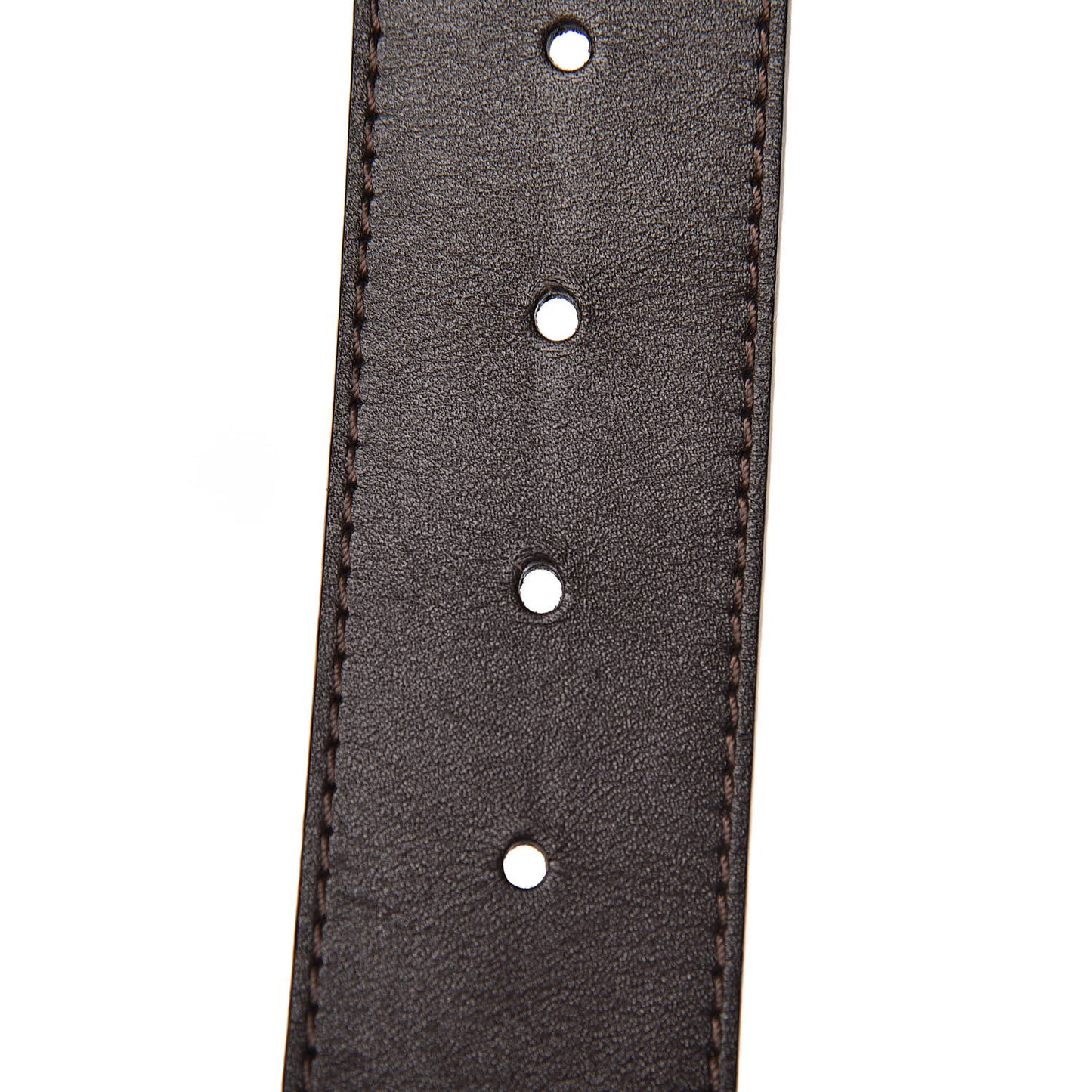 Calfskin 40mm LV Initiales Reversible Belt 100 40 Dark Brown Black