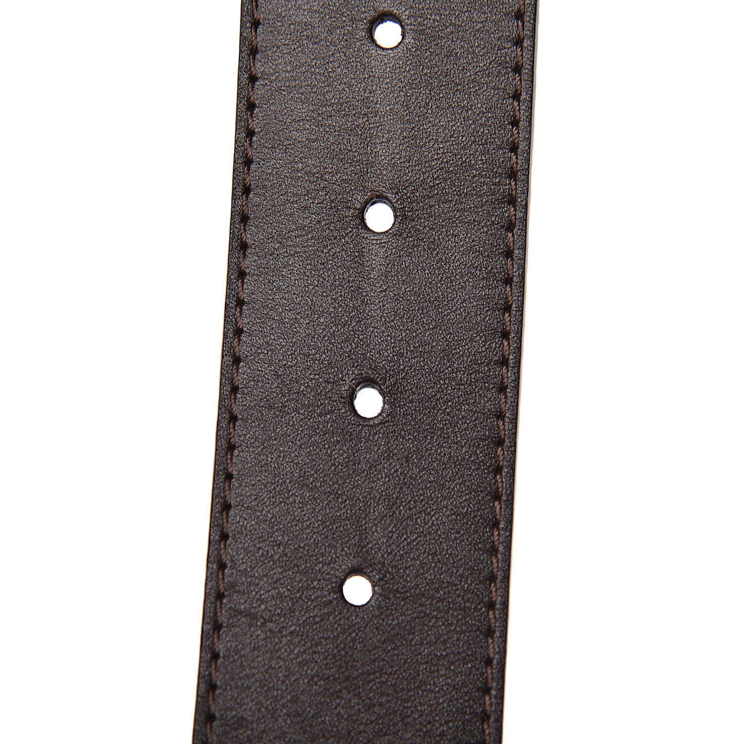 Louis Vuitton Calfskin 40mm LV Initiales Reversible Belt 100 40 Dark Brown Black 6 of 8