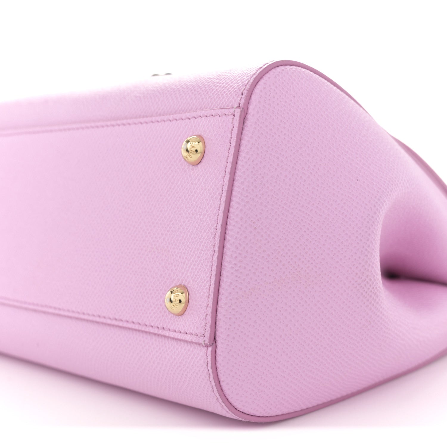 Dolce & Gabbana Dauphine Studded Medium DG Family Patch Miss Sicily Satchel Pink Rosa Chiaro 9 of 11