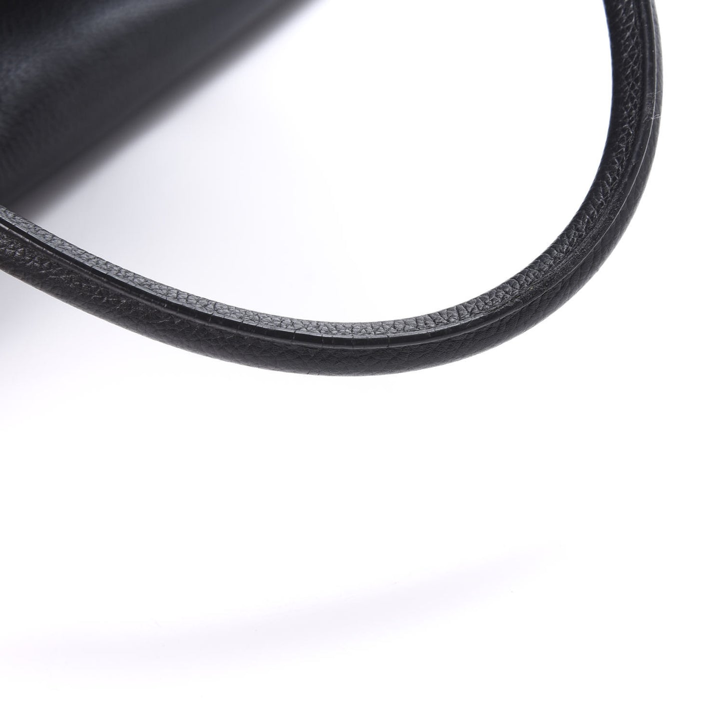 Calfskin Cerf Executive Shopper Tote Black