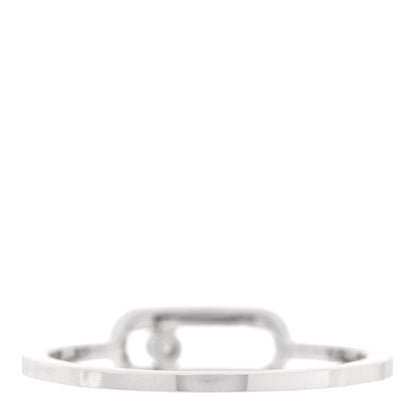 Messika 18K White Gold Diamond Move Uno Pave Ring 53 6.5 3 of 4
