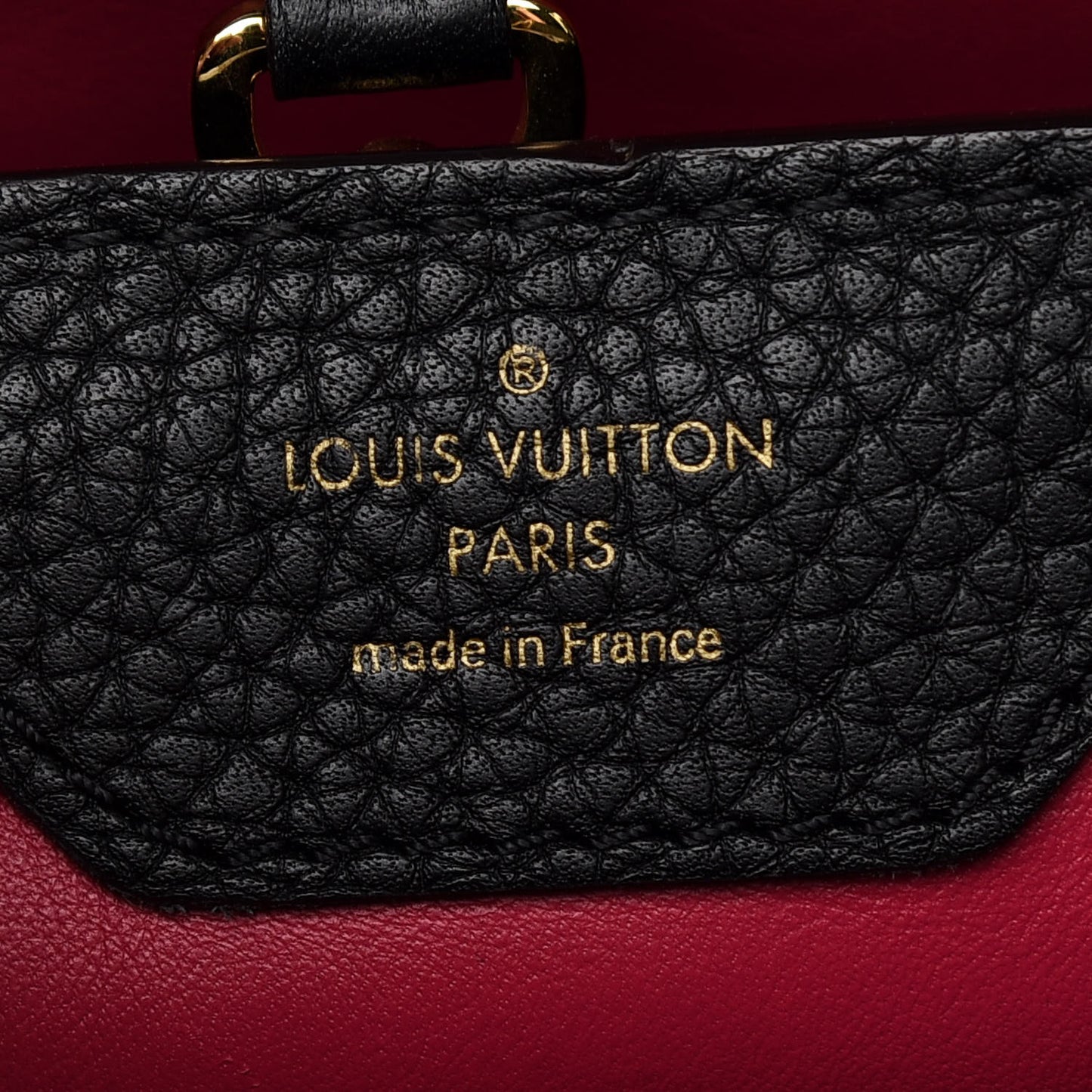 Taurillon Capucines PM Black