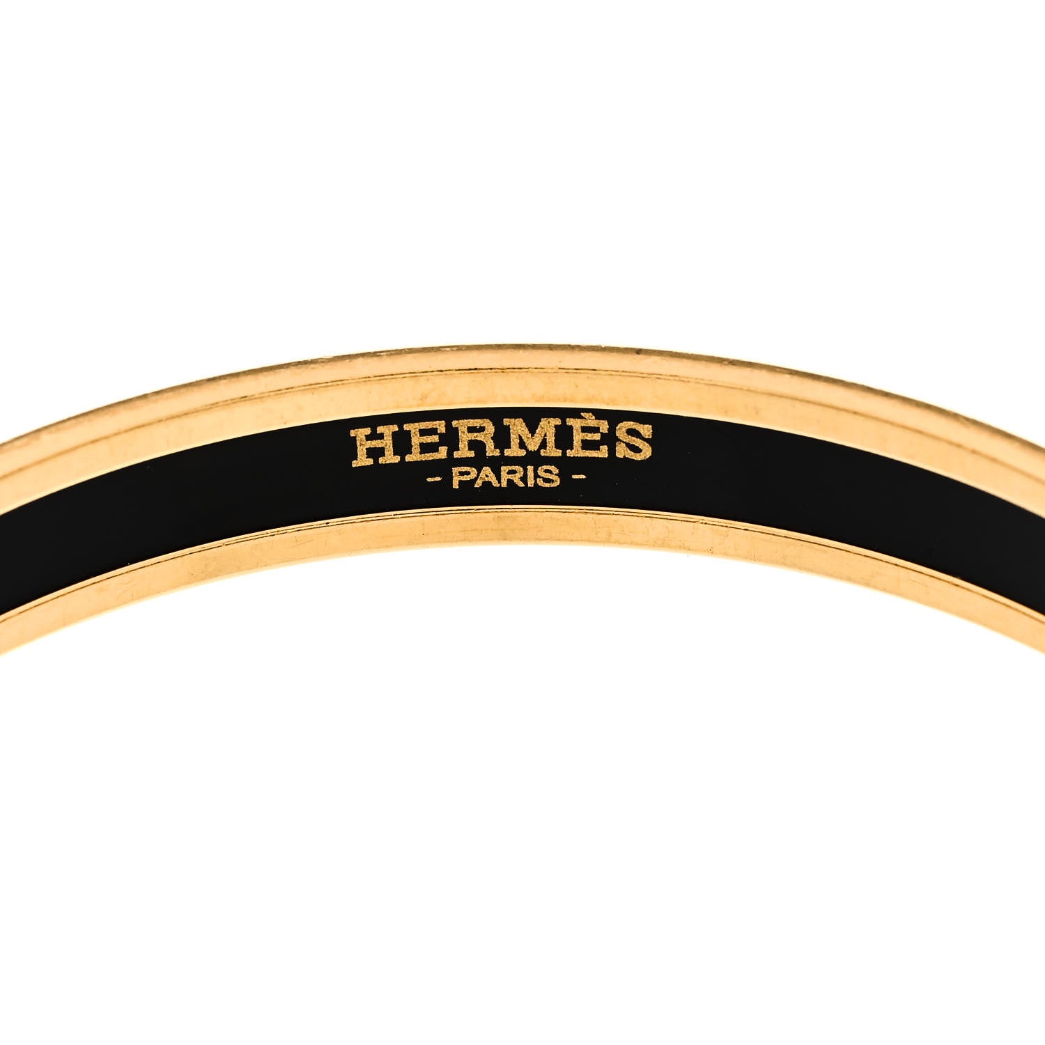 Hermes Enamel Printed Narrow Caleche Bracelet 70 Orange 4 of 6