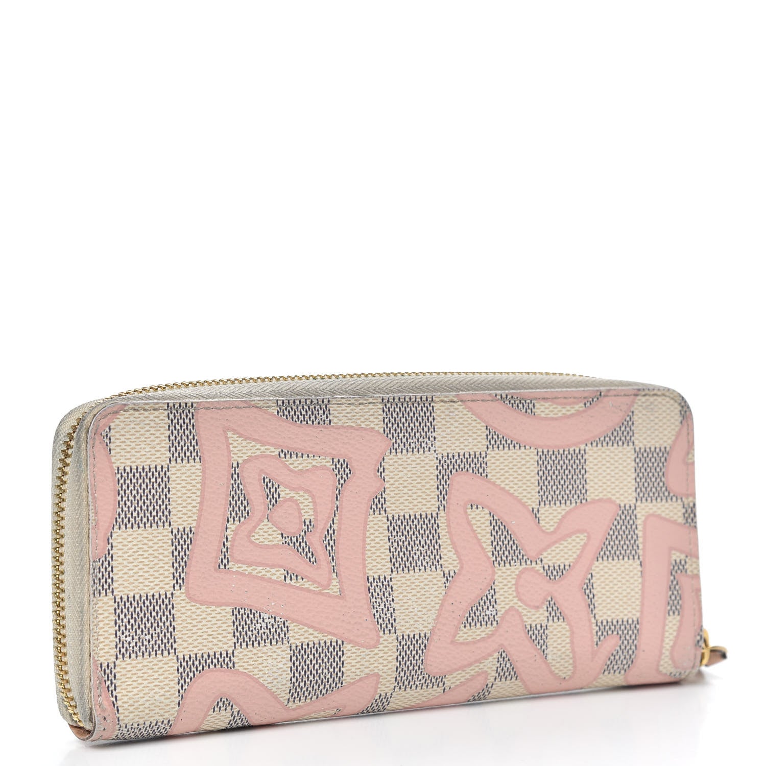 Louis Vuitton Damier Azur Tahitienne Clemence Wallet 3 of 11