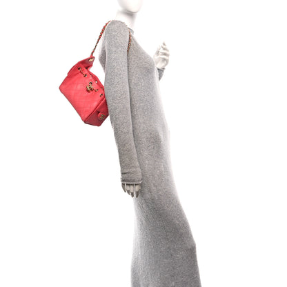 Chanel Caviar Quilted Mini Chanel 25 Handbag Coral 2 of 11