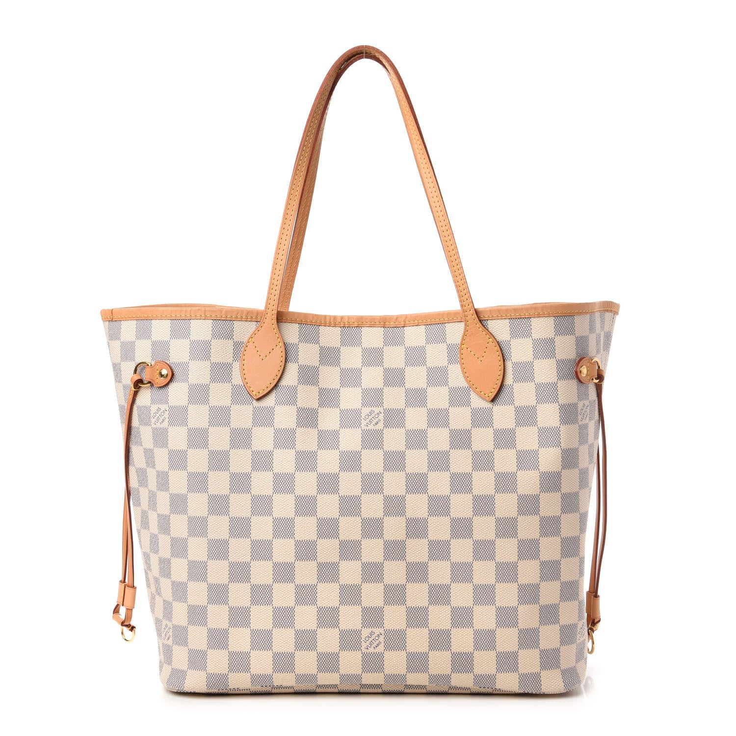 Louis Vuitton Damier Azur Neo Neverfull MM Rose Ballerine 1 of 11