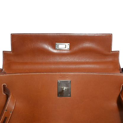 Hermes Natural Barenia Kelly Retourne 32 Fauve 10 of 22