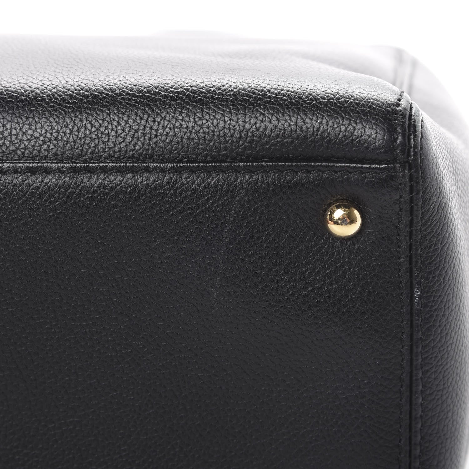 Chanel Calfskin Cerf Executive Shopper Tote Black 12 of 13