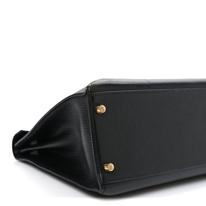 Hermes Ardennes Kelly Sellier 32 Black 9 of 15