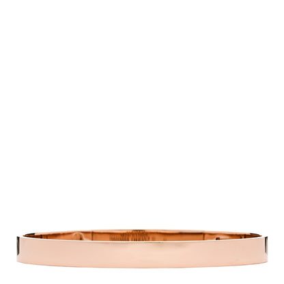 Hermes 18K Rose Gold Diamond PM Collier De Chien Pave Bracelet SH 2 of 4