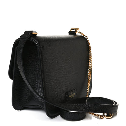 Valentino Garavani Grainy Calfskin Small VSling Shoulder Bag Black 3 of 13