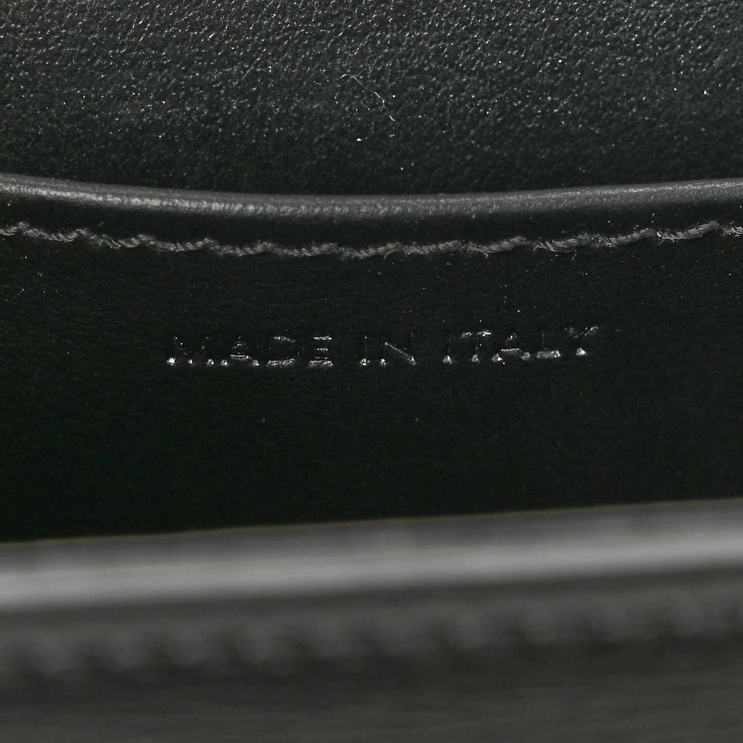 Shiny Calfskin Mini Triomphe Black