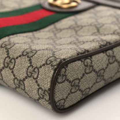 Gucci GG Supreme Monogram Web Small Ophidia Messenger Bag Brown 9 of 9