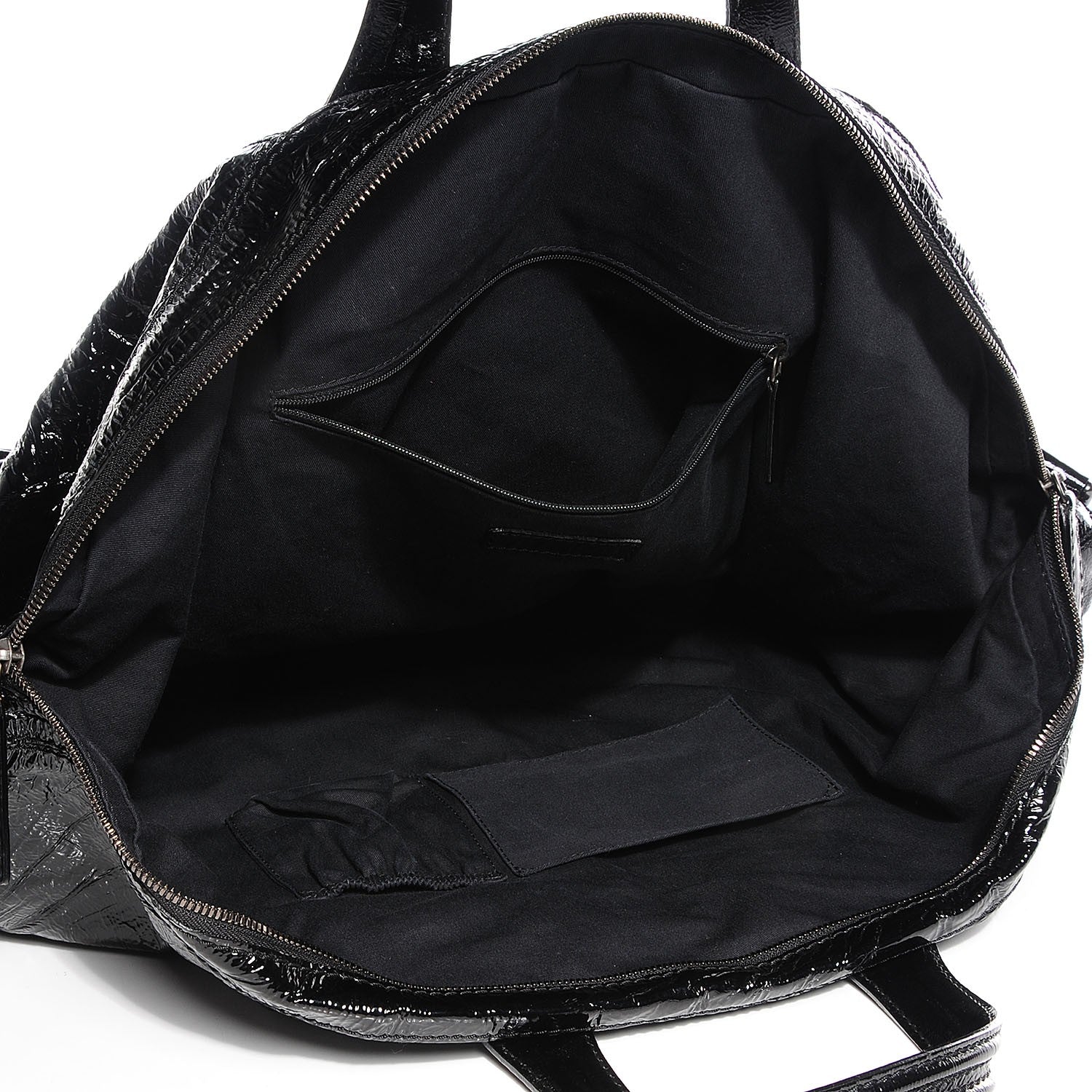 Givenchy Crinkled Patent Large Nightingale Black 5 of 7