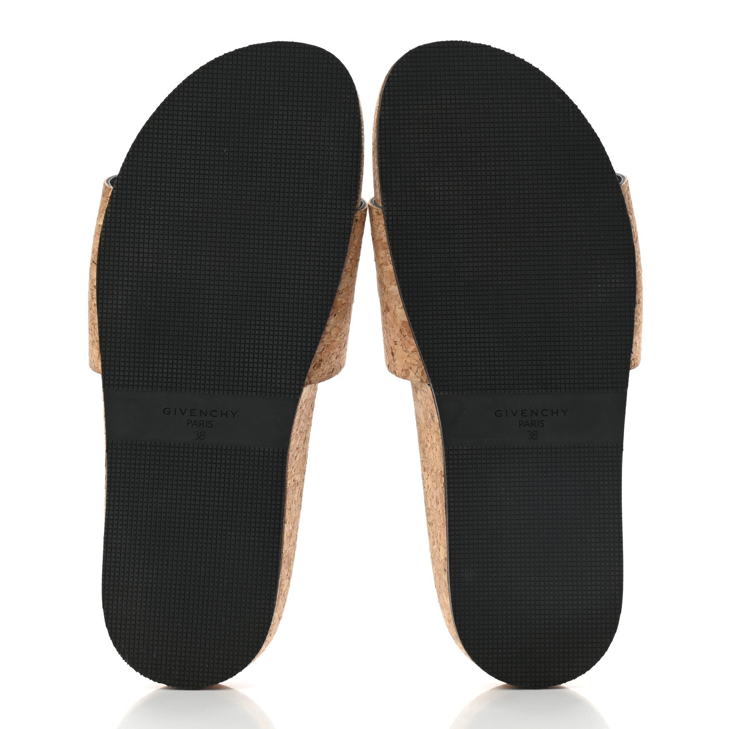 Givenchy Cork Logo Slide Sandals 38 Natural 5 of 10