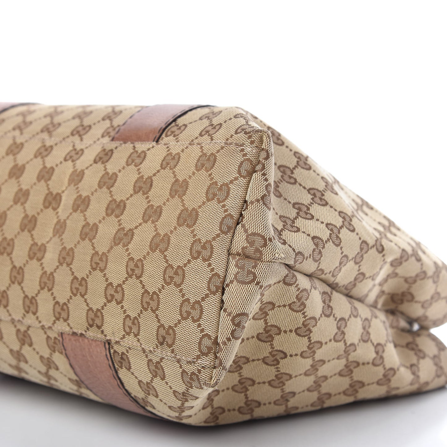 Monogram Medium Bamboo Bar Tote Brown