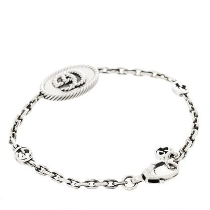 Gucci Sterling Silver Torchon Double G Bracelet 2 of 4