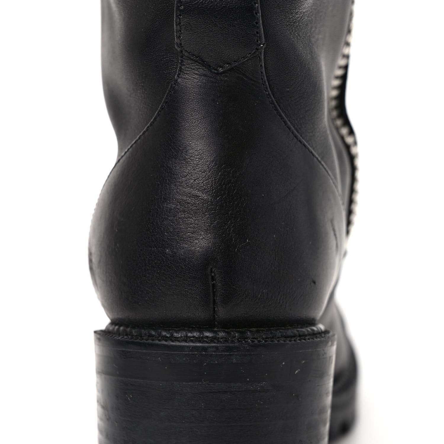 Christian Louboutin Calfskin Winter Spikes 70 Combat Boots 37 Black 8 of 9