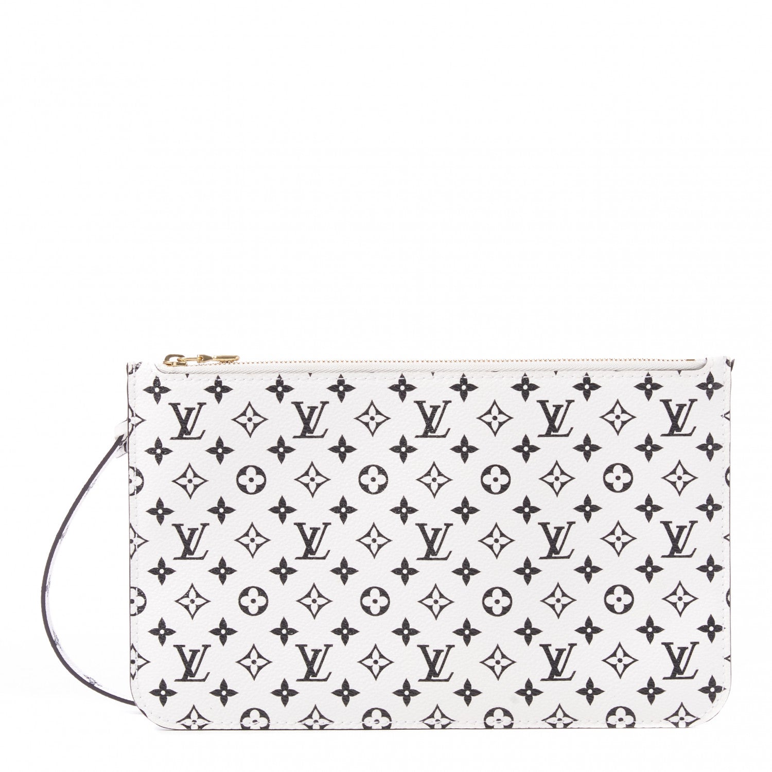 Louis Vuitton Monogram Giant Neverfull MM GM Pochette White 1 of 7