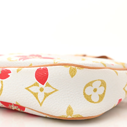 Louis Vuitton Monogram Cherry Blossom Pochette Accessories Red 9 of 11