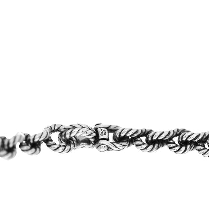 David Yurman Sterling Silver Buck Twist Cable Bracelet 3 of 3