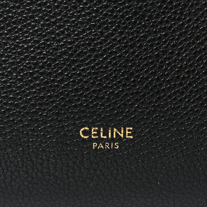 Celine Soft Grained Calfskin Small Sangle Bucket Bag Black 6 of 8