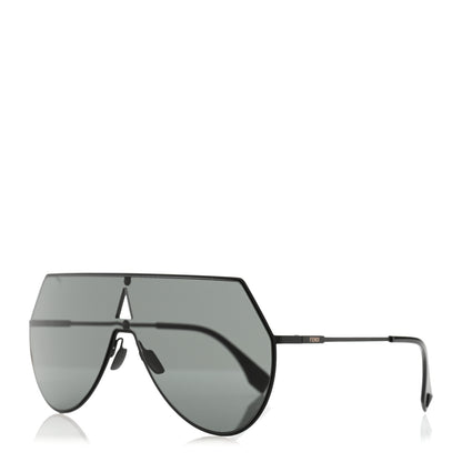 Fendi Metal Mirrored Eyeline Sunglasses FF 0193/S Black 1 of 8