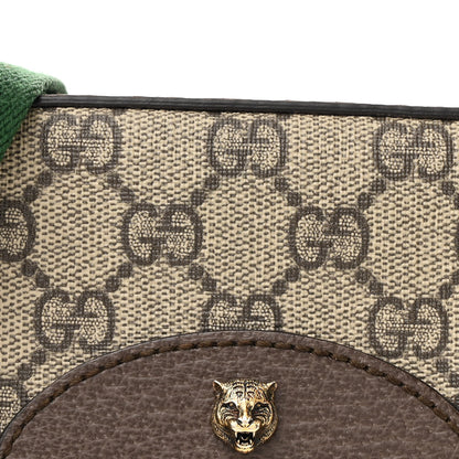 Gucci GG Supreme Monogram Web Neo Vintage Shoulder Bag Beige New Acero Crop 8 of 10