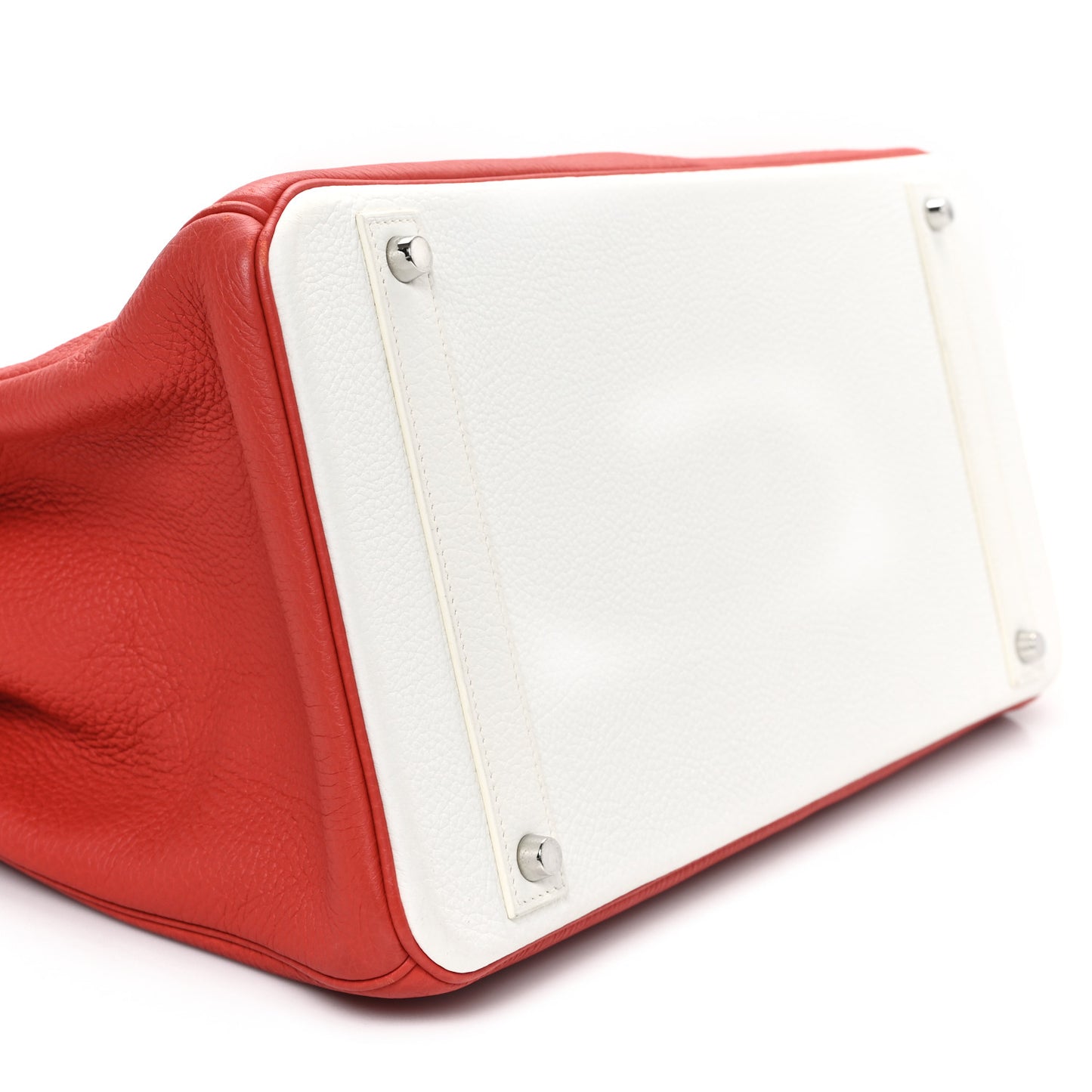 Togo Casaque Birkin 40 Sanguine White