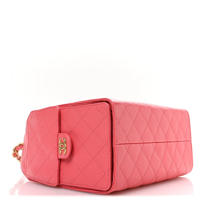 Chanel Caviar Quilted Small Chanel 25 Handbag Coral 4 of 11
