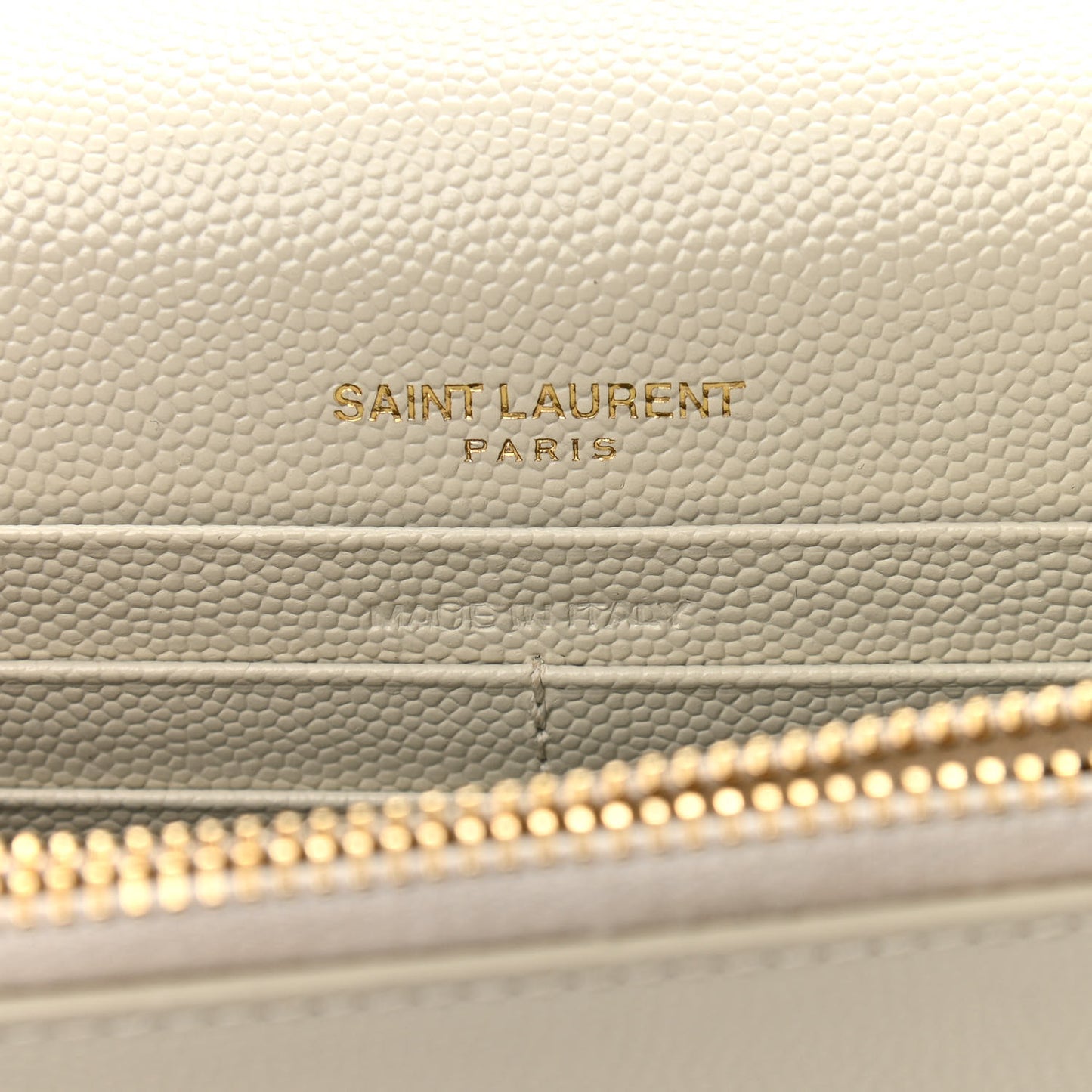 Grain De Poudre Classic Monogram Kate Tassel Chain Wallet Crema Soft