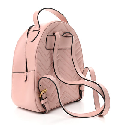 Gucci Calfskin Matelasse GG Marmont Dome Backpack Perfect Pink 3 of 11