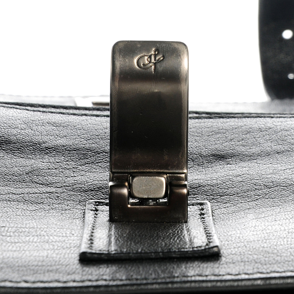 Proenza Schouler Lux Leather PS1 Pochette Clutch Black 9 of 10