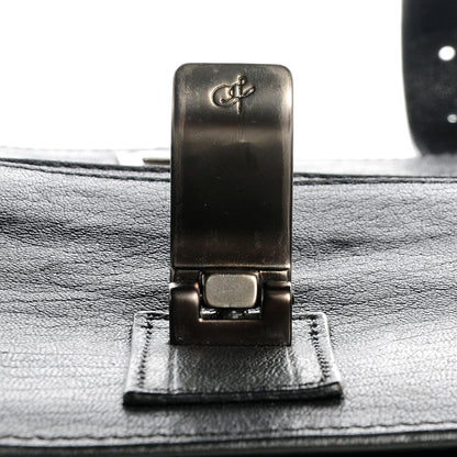 Proenza Schouler Lux Leather PS1 Pochette Clutch Black 9 of 10
