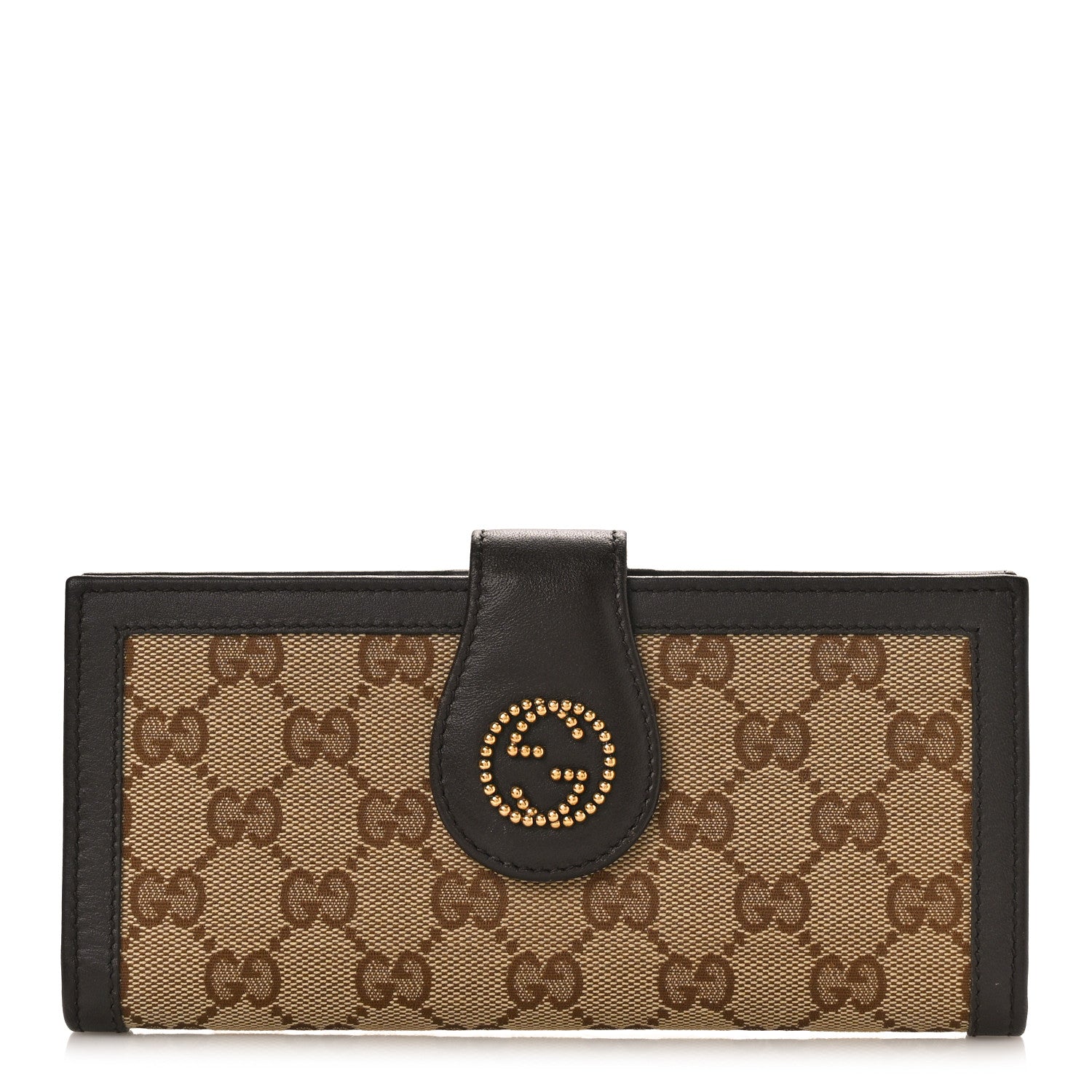 Gucci Monogram Scarlett Continental Wallet Dark Brown 1 of 9