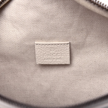 Gucci Grained Calfskin Coco Capitan Logo Belt Bag White 8 of 11