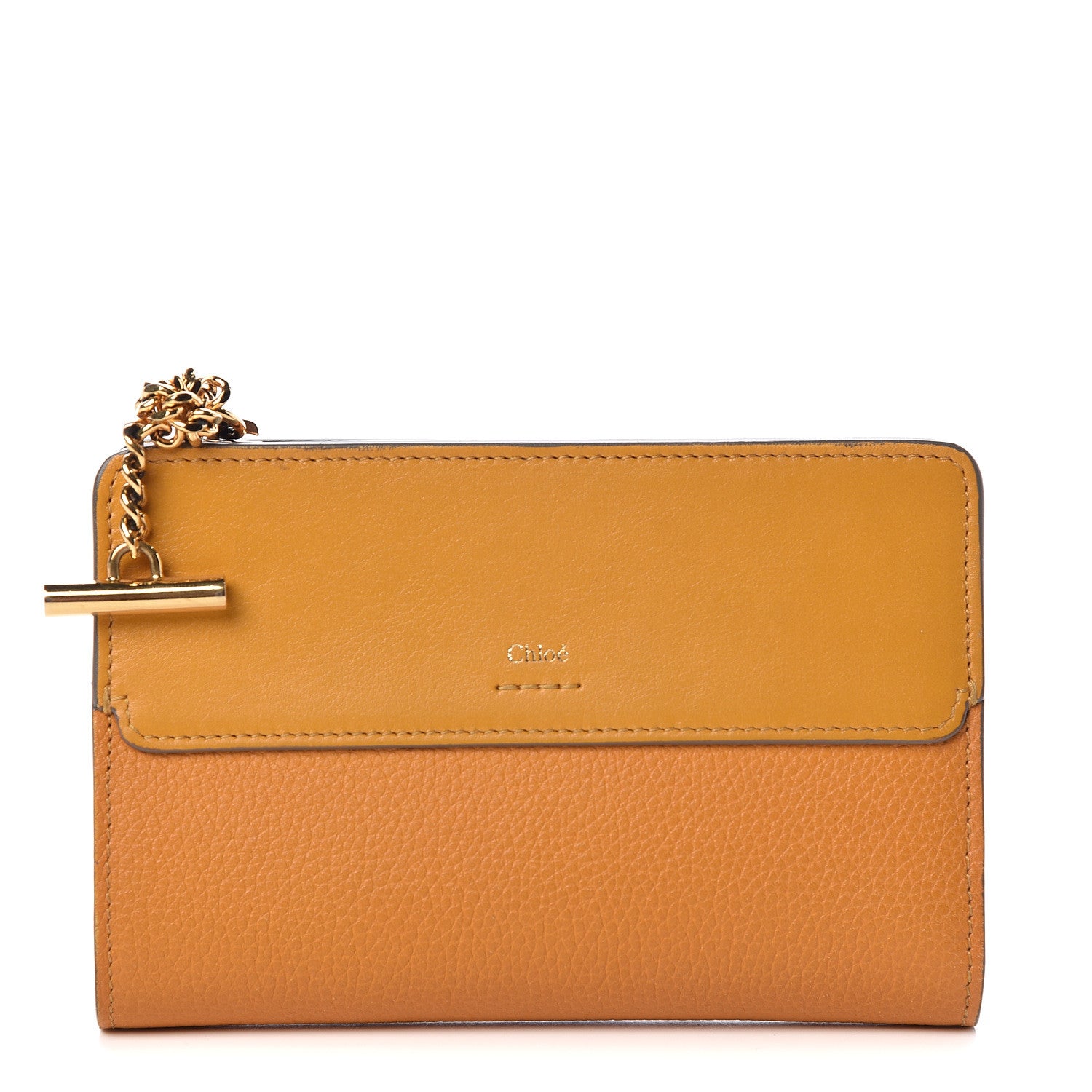 Chloe Calfskin Joe Compact Wallet Sunflower 1 of 7